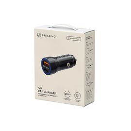  АЗУ Breaking A17 2USB, 2.4A + кабель USB-A - Micro USB (Белый) 