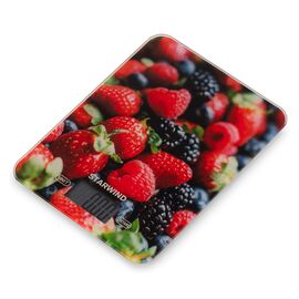  Весы кухонные Starwind SSK3355 рисунок/ягоды 