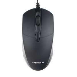  Мышь Гарнизон GM-220, Black, USB, 1000 dpi, 2кн.+колесо-кнопка 