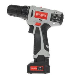  Дрель-шуруповерт Ресанта ДА-24-2ЛК (кейс в комплекте) 