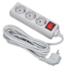  Сетевой фильтр Buro 300SL-1-G 1м (3 розетки) серый 