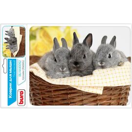  Коврик Buro BU-M40092 рисунок/кролики 