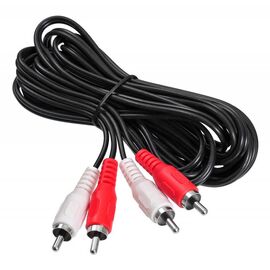  Кабель соединительный аудио Buro 2хRCA (m)/2хRCA (m) 3м черный (BAAC024-3) 