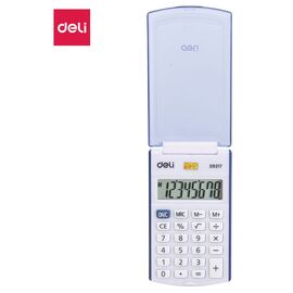  Калькулятор карманный Deli E39217/Blue синий 