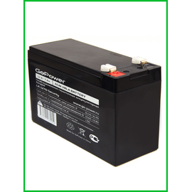  Аккумулятор свинцово-кислотный GoPower LA-1270/security 12V 7Ah клеммы T2/ F2 (1/5) 