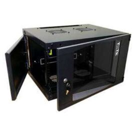  Шкаф коммутационный Lanmaster Next TWT-CBWNG-15U-6X6-BK 15U 550x600мм пер.дв.стекл 60кг черный 