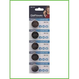  Батарейка GoPower CR2025 BL5 Lithium 3V (5/100/2000) 